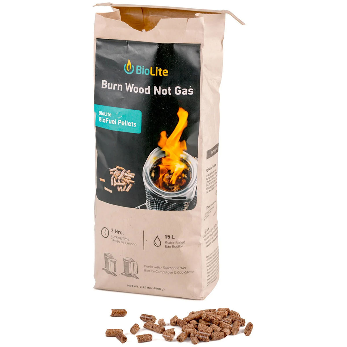 Biolite Biofuel Pellets 1Kg Camp Cooking in No Color