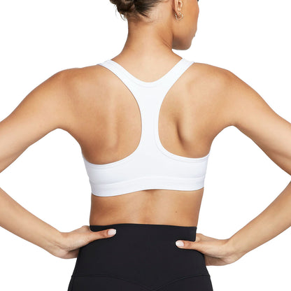 Nike Womens Swoosh Light Support Sb Sports Bras in White Color