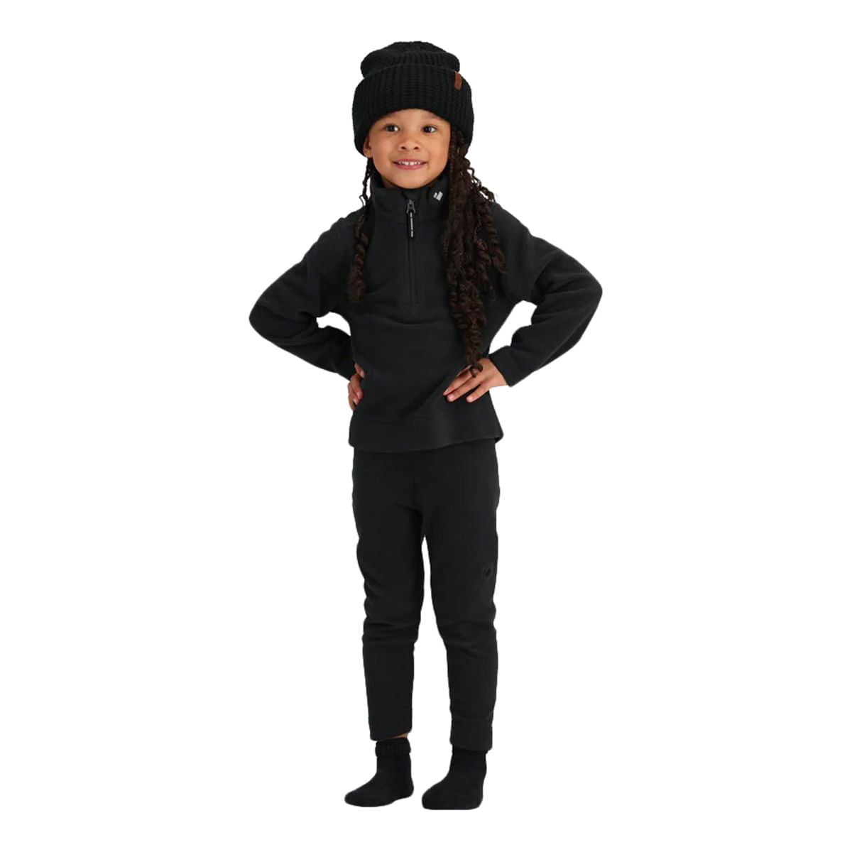 Obermeyer Unisex Ultra Gear Zip Midlayer in Black Color