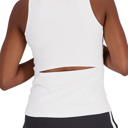 New Balance Womens Tournament Tank Tops in White Color