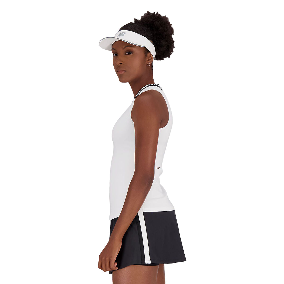 New Balance Womens Tournament Tank Tops in White Color