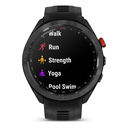 Garmin Unisex Approach S70 47Mm Golf Smart Watches in Black Color