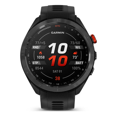 Garmin Unisex Approach S70 47Mm Golf Smart Watches in Black Color