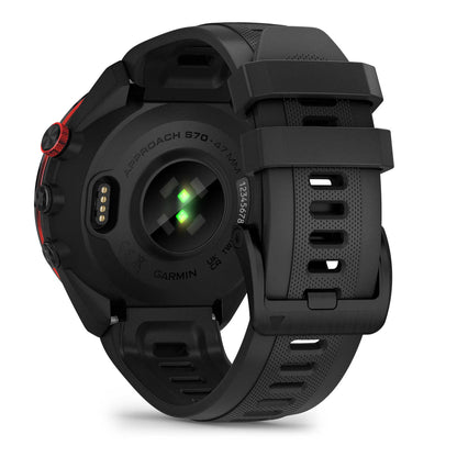 Garmin Unisex Approach S70 47Mm Golf Smart Watches in Black Color