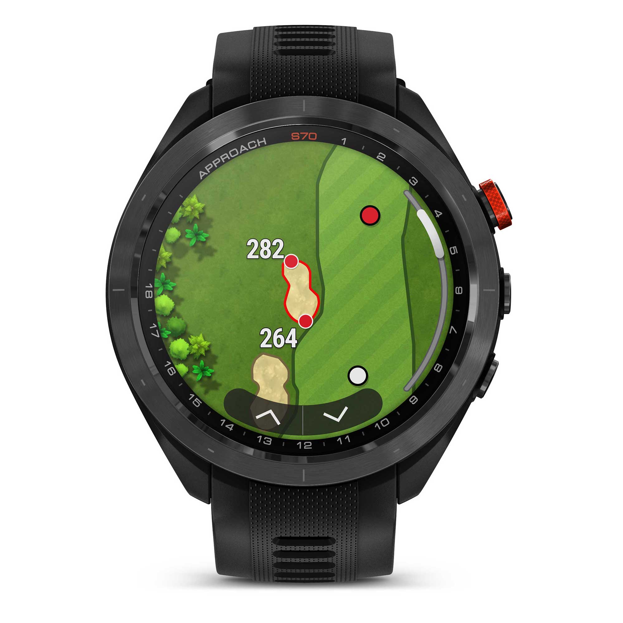 Garmin Unisex Approach S70 47Mm Golf Smart Watches in Black Color