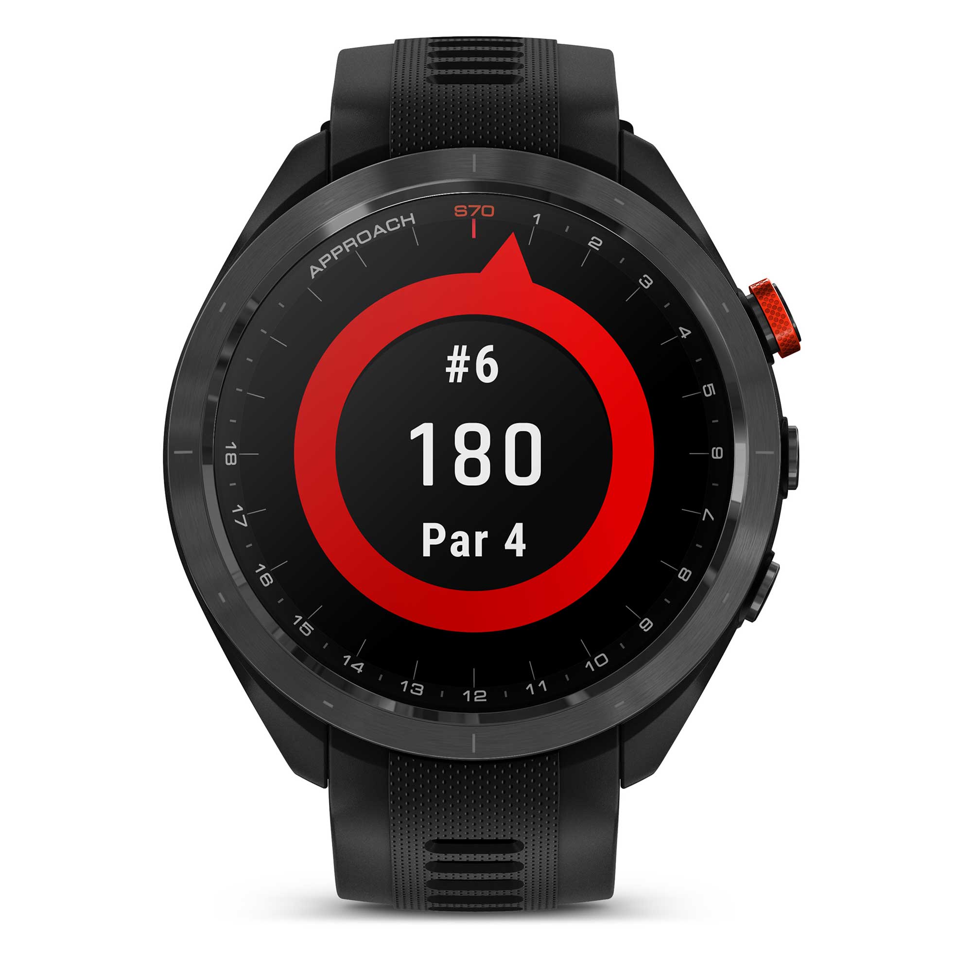 Garmin Unisex Approach S70 47Mm Golf Smart Watches in Black Color
