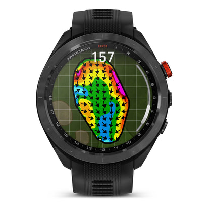 Garmin Unisex Approach S70 47Mm Golf Smart Watches in Black Color