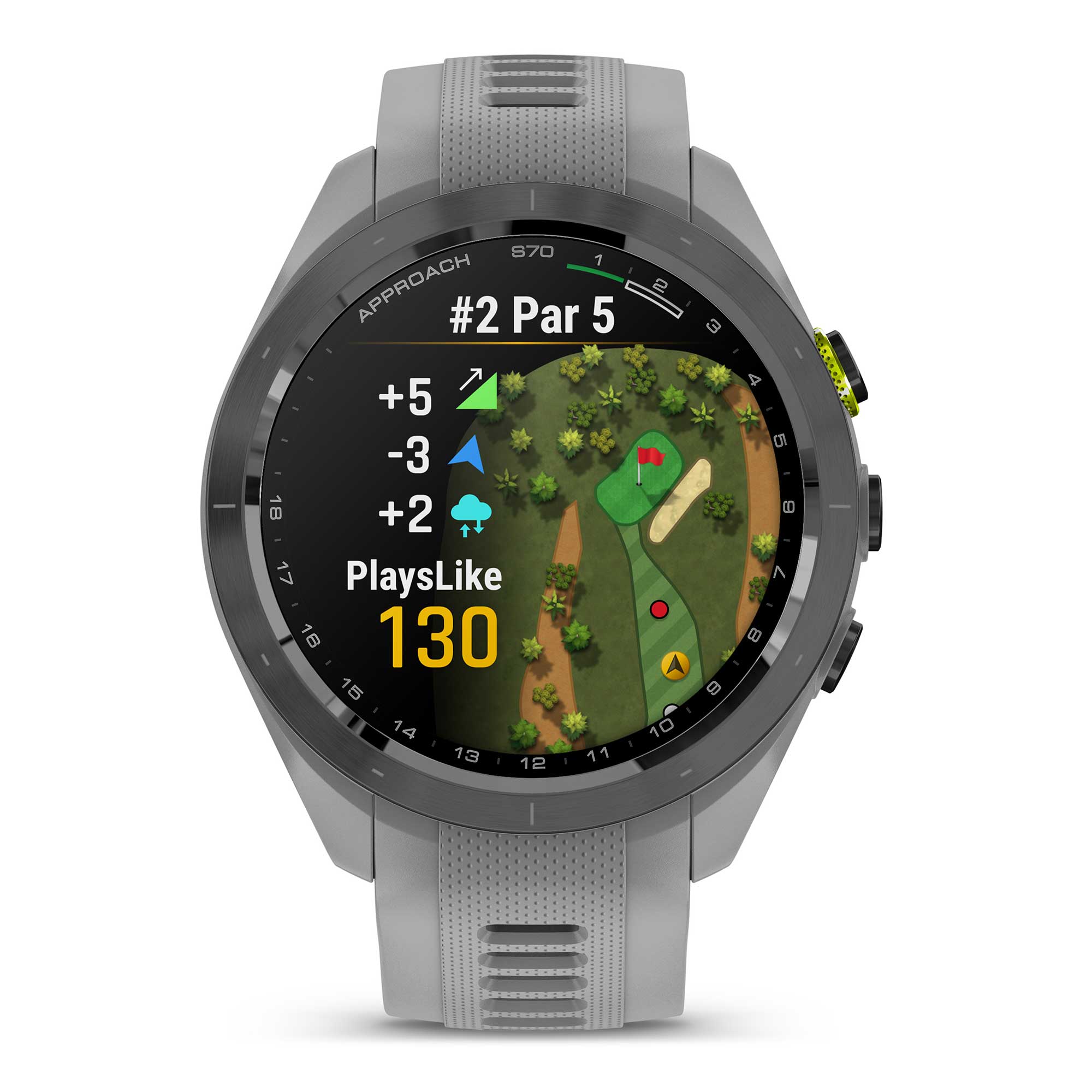Garmin Unisex Approach S70 42Mm Golf Smart Watches in Grey Color