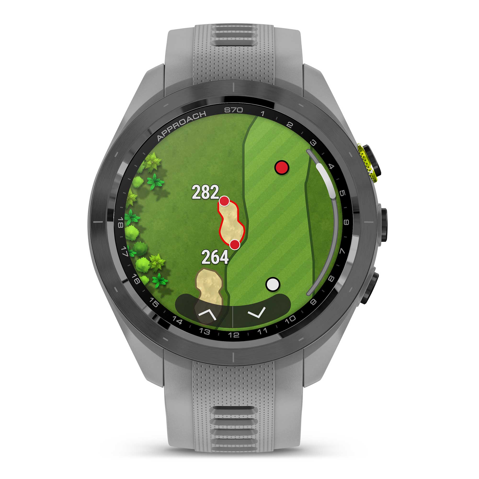 Garmin Unisex Approach S70 42Mm Golf Smart Watches in Grey Color