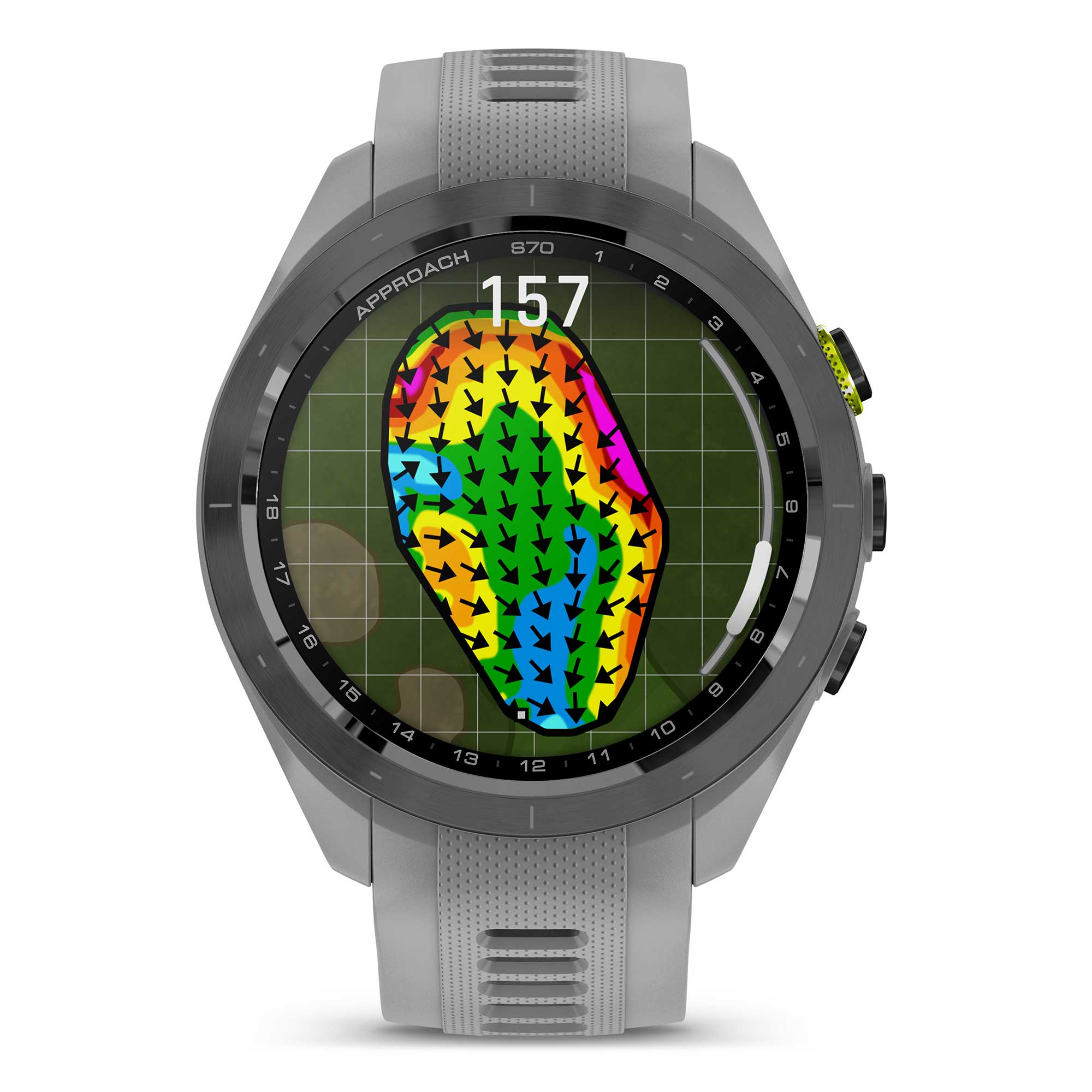 Garmin Unisex Approach S70 42Mm Golf Smart Watches in Grey Color