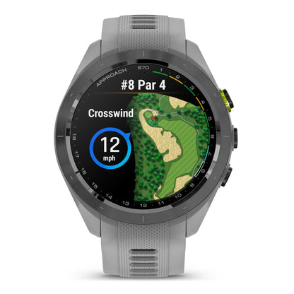 Garmin Unisex Approach S70 42Mm Golf Smart Watches in Grey Color