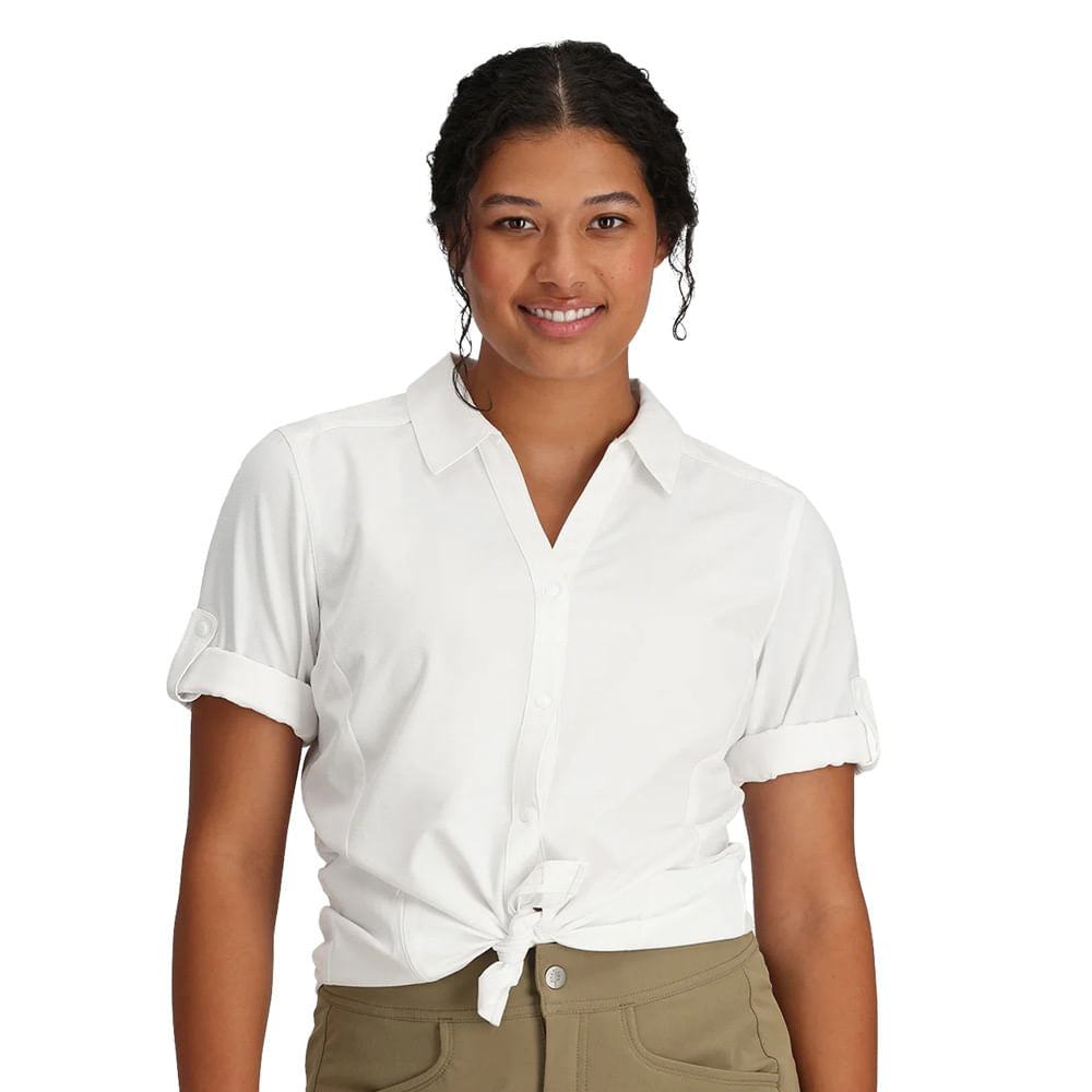 Royal Robbins Womens Expedition Pro3/4Sleev Tops in White Color