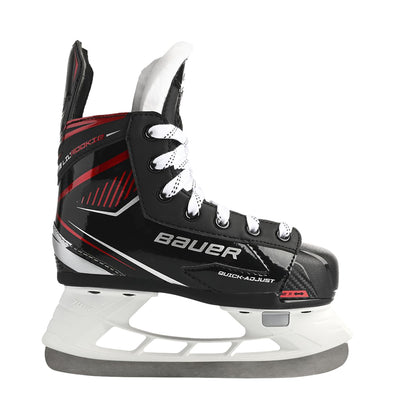 Bauer Hockey Kids S23 Lil' Rookie Adj Skt Ice Skates in Black Color