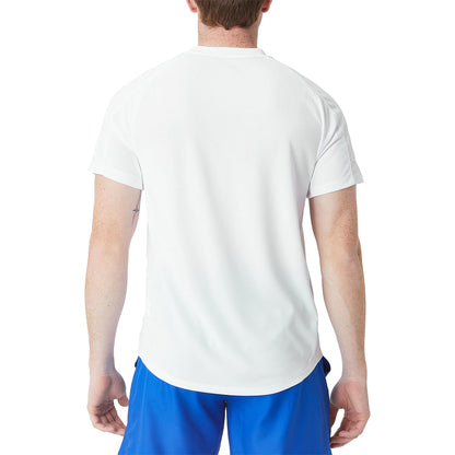 Nike Mens Nikecourt Dri-FIT Victor Tops in White Color