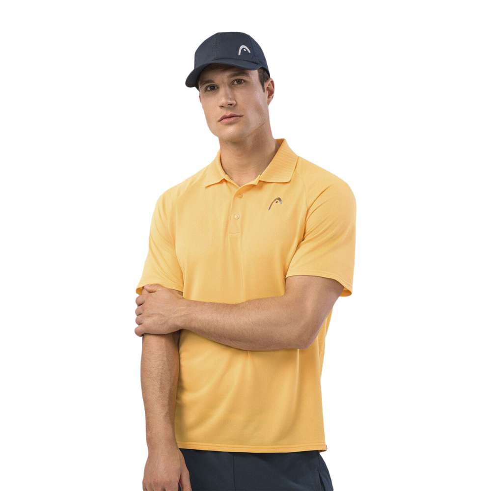 Head Mens Performance Polo Men Tops in Yellow Color