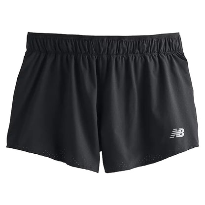 New Balance Womens Rc Short 3 Shorts in Black Color