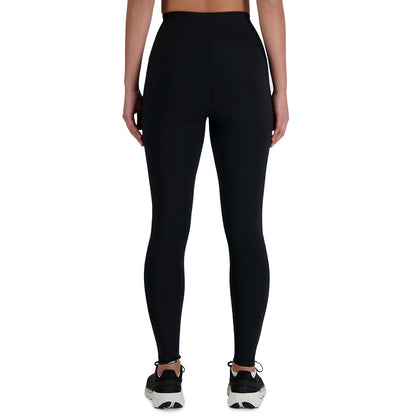 New Balance Womens Nb Sleek High Rise Leggi Tights in Black Color