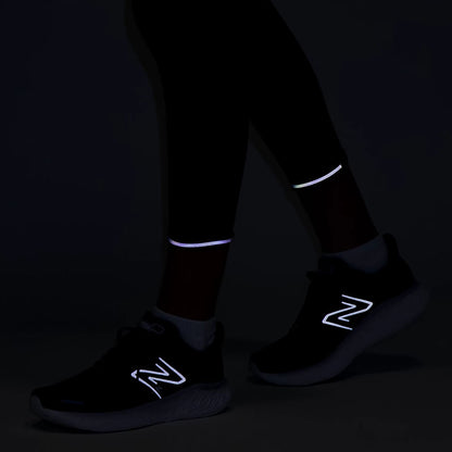 New Balance Womens Nb Sleek High Rise Leggi Tights in Black Color