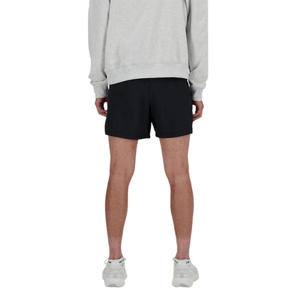 New Balance Mens AC Lined Short 7 Shorts in Black Color