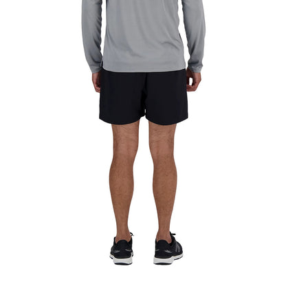 New Balance Mens AC Lined Short 5 Shorts in Black Color