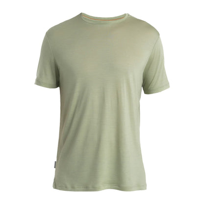 Icebreaker Mens 125 Coollt short sleeve Sphere3 Tops in Green Color