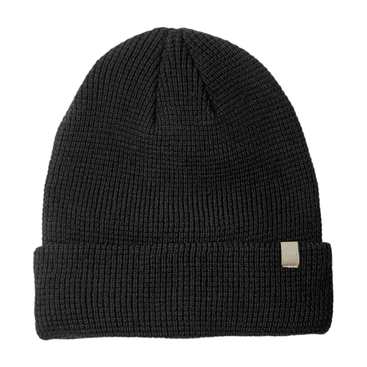 Vuori Unisex Alpine Waffle Beanie Winter Hats in Black Color
