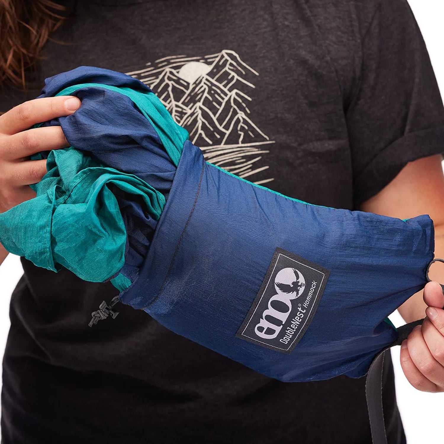 Eagles Nest Outfitters Doublenest Hammock Camping Accessories in Blue Color