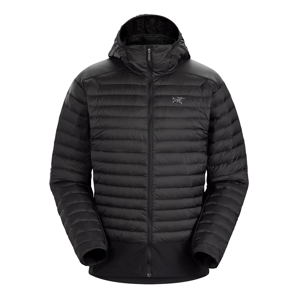 CERIUM HYBRID HOODY W | BLACK