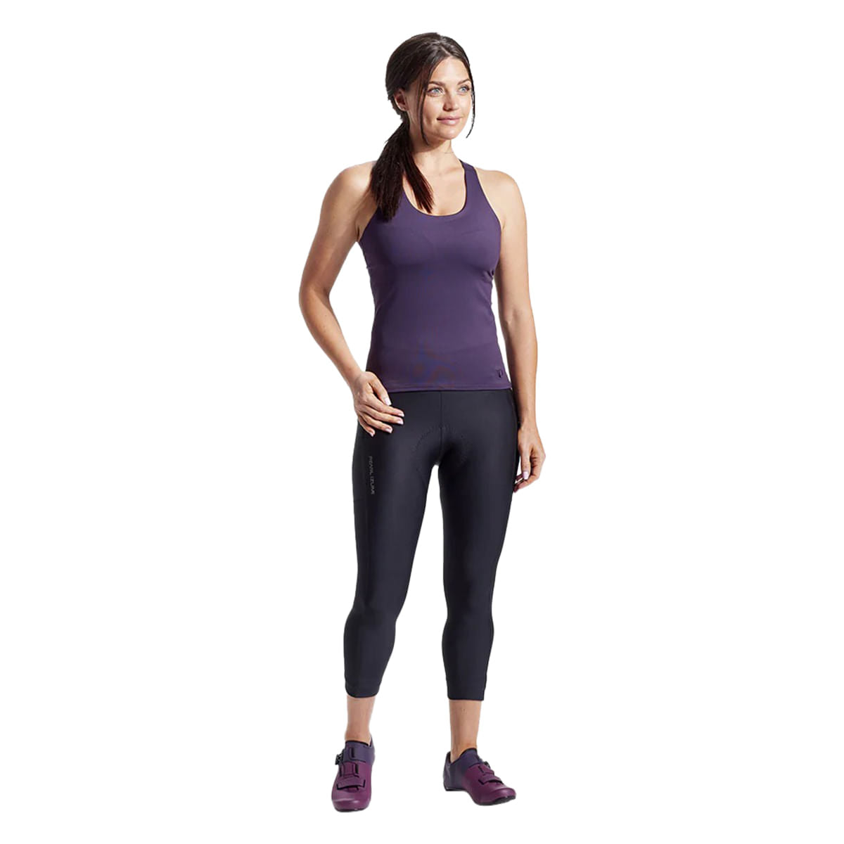 Pearl Izumi Womens Sugar 21Inch Cyc Crop Tights in Black Color