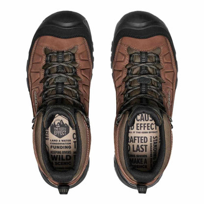 Keen Mens Targhee IV Mid Wp Boots in Brown Color