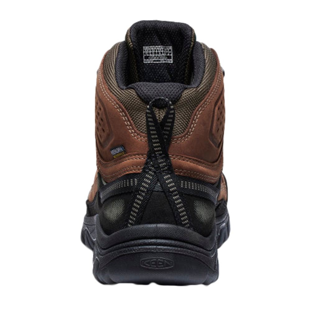 Keen Mens Targhee IV Mid Wp Boots in Brown Color
