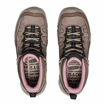Keen Womens Targhee IV Mid Wp Boots in Brown Color