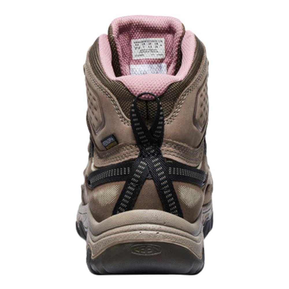 Keen Womens Targhee IV Mid Wp Boots in Brown Color