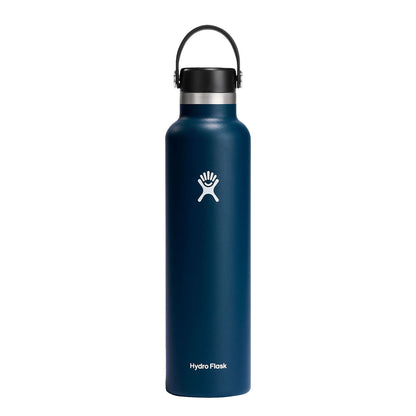 Hydro Flask 24 Oz Standard With Stra Water Bottles in Blue Color