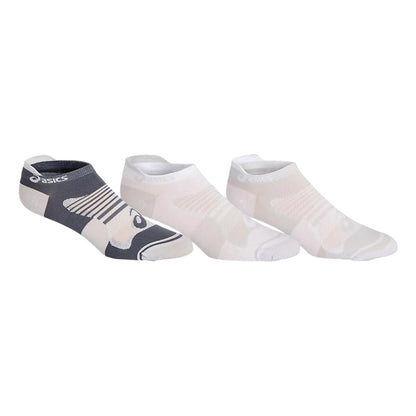 Asics Womens Quick Lyte Plus 3Pk Socks in White Color
