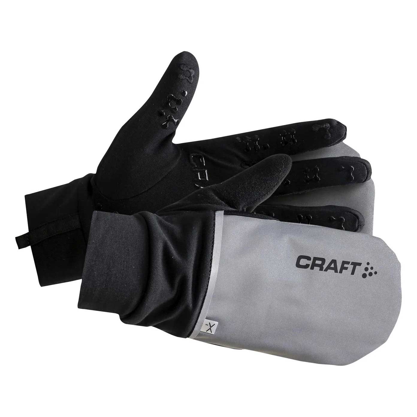 HYBRID WEATEHR GLOVE | SILVER/BLA
