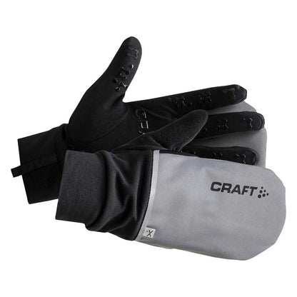 HYBRID WEATEHR GLOVE | SILVER/BLA