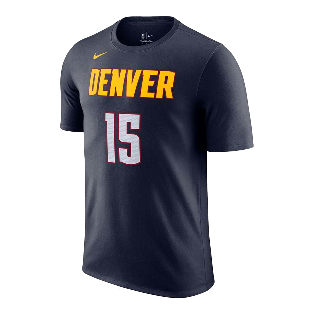 Nike Mens Nuggets nikola jokic Ss Fan Apparel in Blue Color
