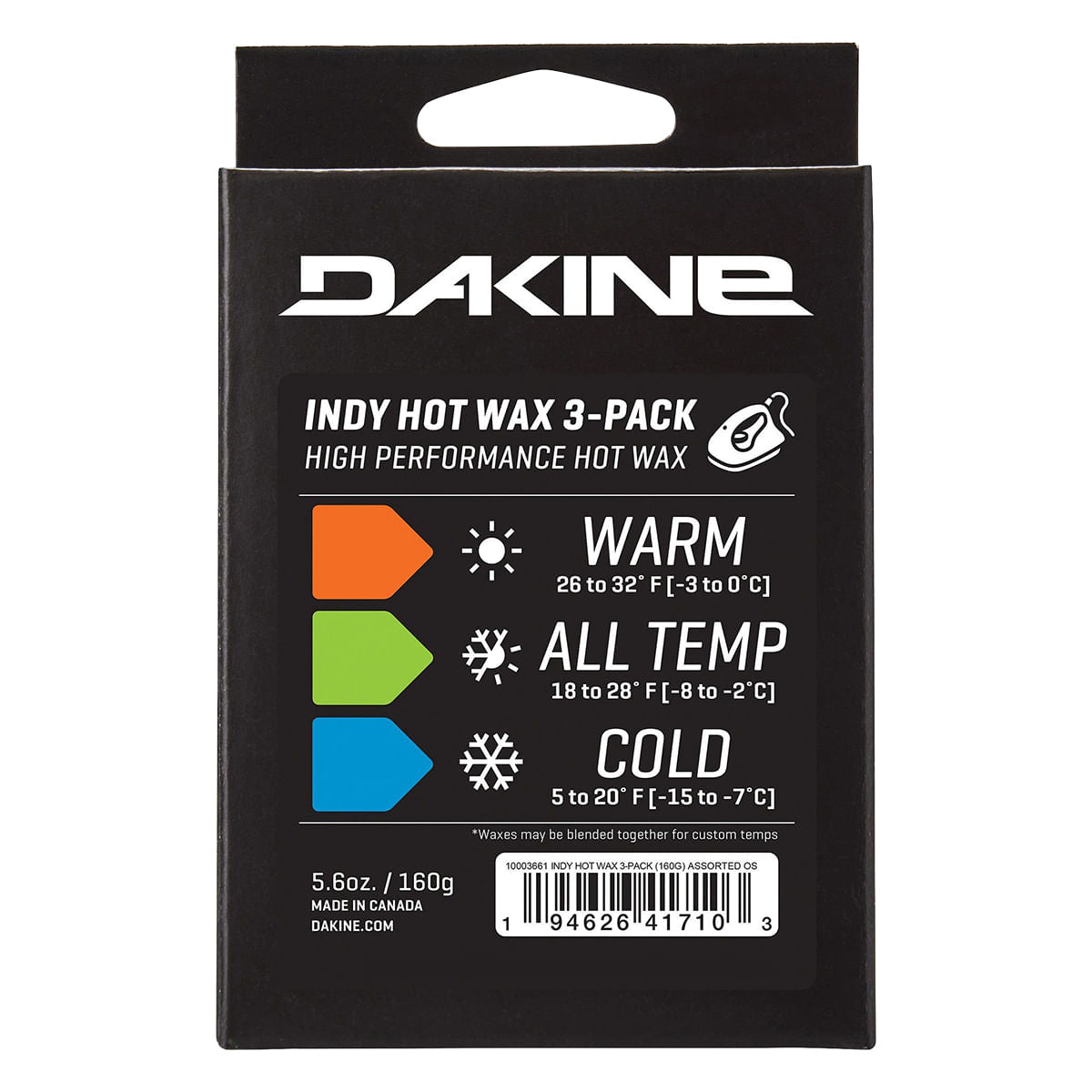 INDY HOT WAX 3 PK 160G | ASSORTED