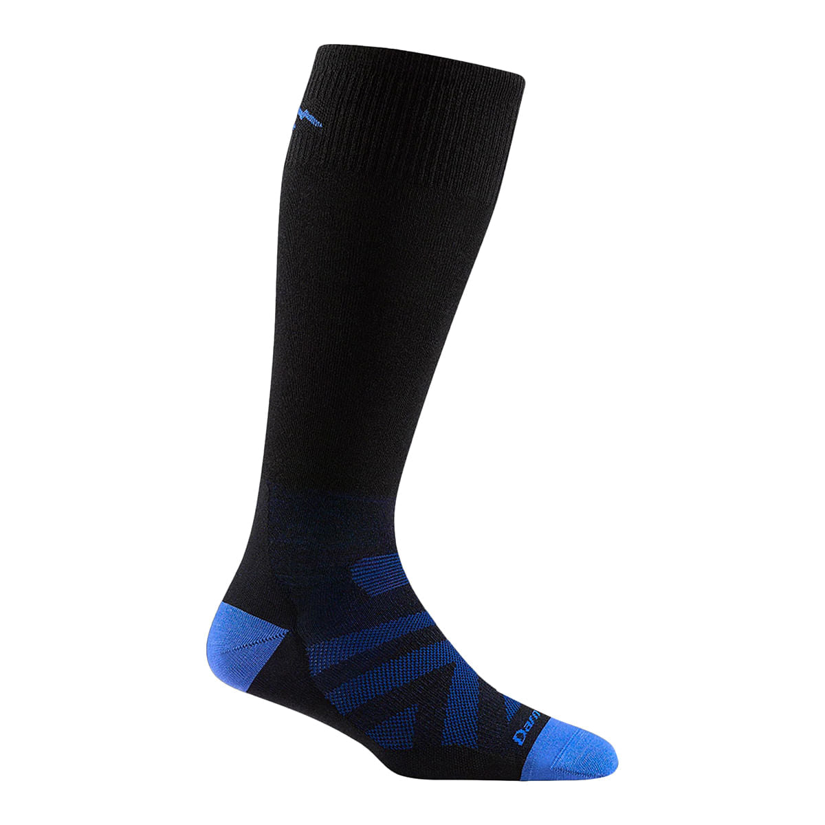 Darn Tough Vermont Kids Yth Rfl Sock in Black Color