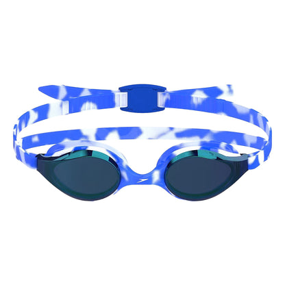 Speedo Kids Hyper Flyer Mirrored Swimming Goggles in Red Color