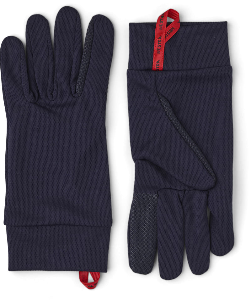 Hestra Gloves Unisex Touch Point Fleece Liner Winter Gloves in Blue Color