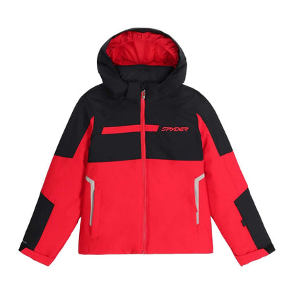Spyder Kids Challenger Jacket Kids Skiing & Snowboarding Jackets in Red Color