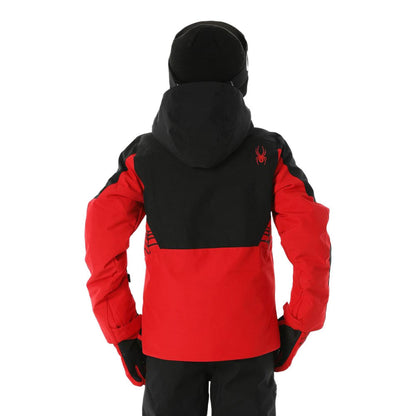Spyder Kids Challenger Jacket Kids Skiing & Snowboarding Jackets in Red Color
