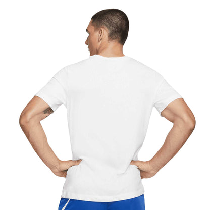 Nike Mens Df Training Tee Tops in White Color