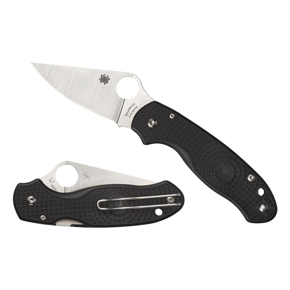 Liberty Mountain Spyderco Para 3 Pe Knives in Black Color