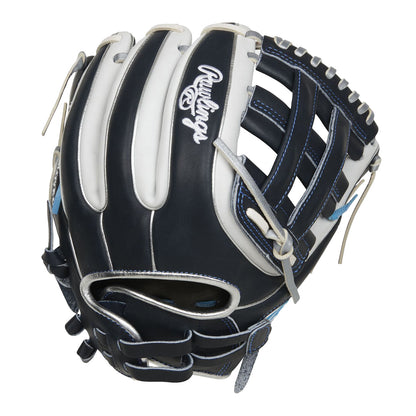 Rawlings Womens 11.75 Hoh H-Web fastpitch glove Softball Gloves in Blue Color