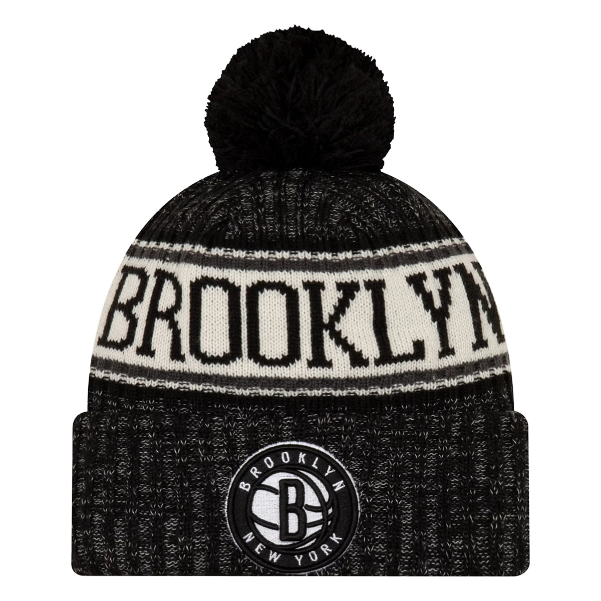 NETS SPORT KNIT POMPOM | BLACK