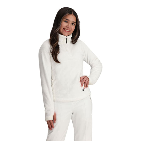 FUTTY FLEECE TOP | 16010-WHIT