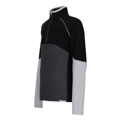 Obermeyer Kids Banff 1/4 Zip Midlayer in Black Color